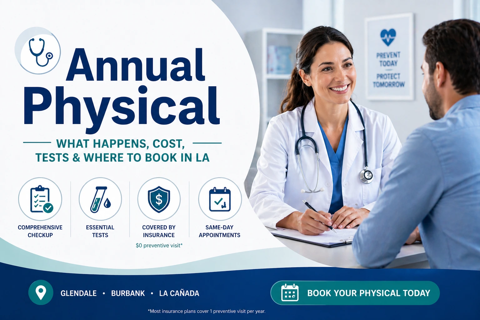 What Happens During an Annual Physical? Cost, Tests Included & Where to Book in LA